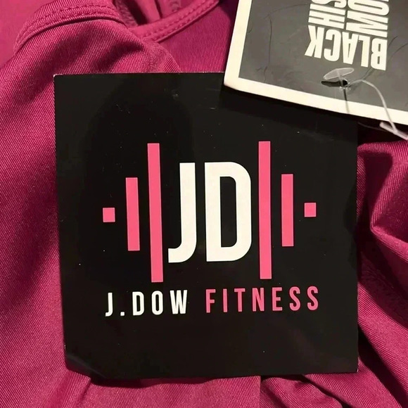 NWT J Dow Fitness Women's Workout Bodysuit Jumpsuit 1002 - Picture 6 of 6